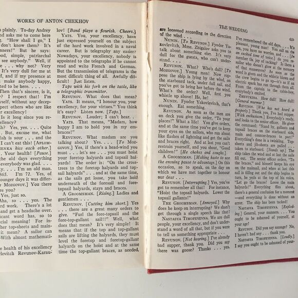 Vintage The Works of Chekhov Hardcover Book Fair Condition - Picture 9 of 9